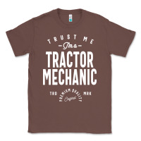 Chestnut Tractor Mechanic Gift Funny Job Title Profession Birthday Idea Classic Tee - artisFamous