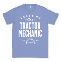 Colony Blue Tractor Mechanic Gift Funny Job Title Profession Birthday Idea Classic Tee - artisFamous