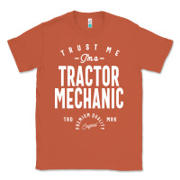 Copper Tractor Mechanic Gift Funny Job Title Profession Birthday Idea Classic Tee - artisFamous