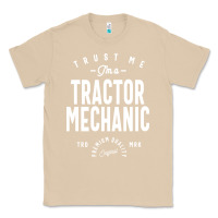 Mushroom Tractor Mechanic Gift Funny Job Title Profession Birthday Idea Classic Tee - artisFamous