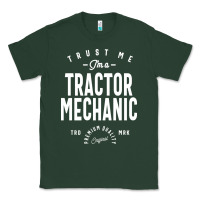 Tractor Mechanic Gift Funny Job Title Profession Birthday Idea Classic Tee | Teevron