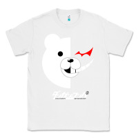 White dangan ronpa  monokuma Classic Tee - artisFamous