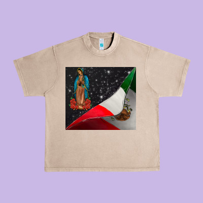 Our Lady Graduap Urban Heavy Tee Designed By Cowhidedigitalart