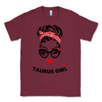 Burgundy taurus girl Classic Tee - artisFamous