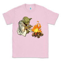 Bubblegum Pink Yoda is warming up Classic Tee - artisFamous