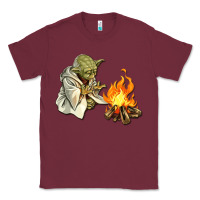 Burgundy Yoda is warming up Classic Tee - artisFamous