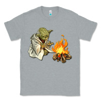 Heather Grey Yoda is warming up Classic Tee - artisFamous
