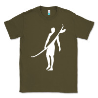 Army Green Surf Classic Tee - artisFamous