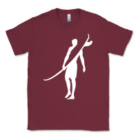 Burgundy Surf Classic Tee - artisFamous