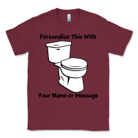 Burgundy toilet Classic Tee - artisFamous