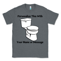 Charcoal Heather toilet Classic Tee - artisFamous