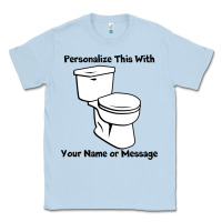 Dusty Blue toilet Classic Tee - artisFamous