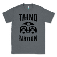 Charcoal Heather Taino Nation Gift Puerto Rico Classic Tee - artisFamous