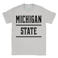Moon Dust Michigan MI State vintage Athletic Style Classic Tee - artisFamous
