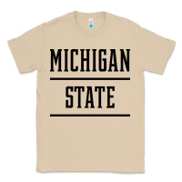 Mushroom Michigan MI State vintage Athletic Style Classic Tee - artisFamous