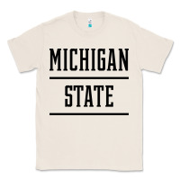 Natural Michigan MI State vintage Athletic Style Classic Tee - artisFamous