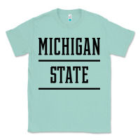 Seafoam Michigan MI State vintage Athletic Style Classic Tee - artisFamous