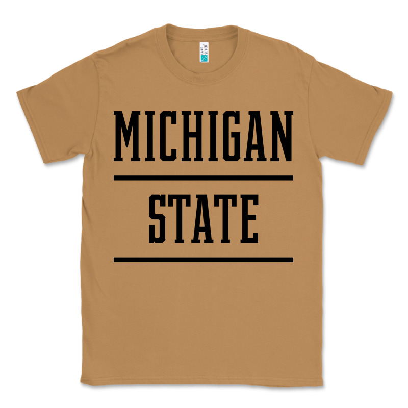 Michigan Mi State Vintage Athletic Style Classic Tee by artisFamous | Teevron