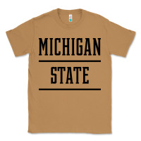 Toasted Coconut Michigan MI State vintage Athletic Style Classic Tee - artisFamous