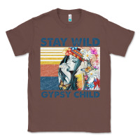 Chestnut stay wild gypsy child letter rainbow Classic Tee - artisFamous