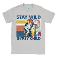 Moon Dust stay wild gypsy child letter rainbow Classic Tee - artisFamous