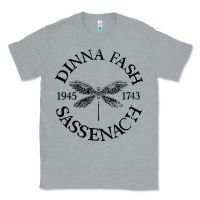 Heather Grey dinna fash sassenach Classic Tee - artisFamous