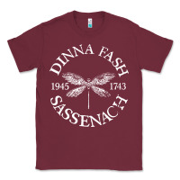 Burgundy dinna fash sassenach Classic Tee - artisFamous