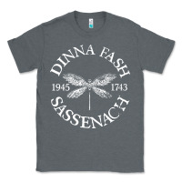 Charcoal Heather dinna fash sassenach Classic Tee - artisFamous