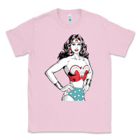 Bubblegum Pink wonder woman Classic Tee - artisFamous