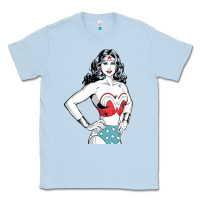 Dusty Blue wonder woman Classic Tee - artisFamous