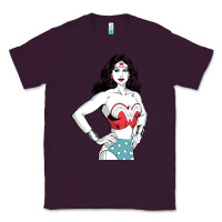 Plum wonder woman Classic Tee - artisFamous