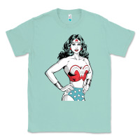 Seafoam wonder woman Classic Tee - artisFamous