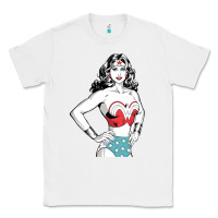 White wonder woman Classic Tee - artisFamous