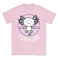 Bubblegum Pink i sin a lotl hail satan pentagram Classic Tee - artisFamous
