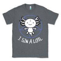Charcoal Heather i sin a lotl hail satan pentagram Classic Tee - artisFamous
