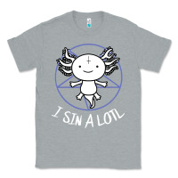 Heather Grey i sin a lotl hail satan pentagram Classic Tee - artisFamous
