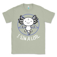 Matcha i sin a lotl hail satan pentagram Classic Tee - artisFamous