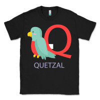 Black Cute Quetzal Kid's Classic Tee - artisFamous