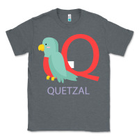Charcoal Heather Cute Quetzal Kid's Classic Tee - artisFamous
