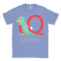 Colony Blue Cute Quetzal Kid's Classic Tee - artisFamous