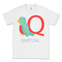 White Cute Quetzal Kid's Classic Tee - artisFamous