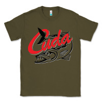 Army Green bara cuda Classic Tee - artisFamous