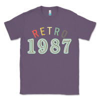 Lavender Retro 1987 Classic Tee - artisFamous