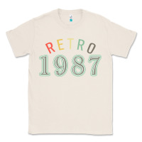 Natural Retro 1987 Classic Tee - artisFamous