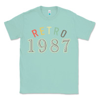 Seafoam Retro 1987 Classic Tee - artisFamous