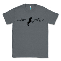 Charcoal Heather unicorn Classic Tee - artisFamous