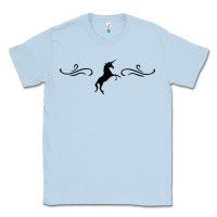 Dusty Blue unicorn Classic Tee - artisFamous