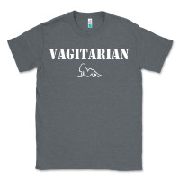 Charcoal Heather vagitarian Classic Tee - artisFamous