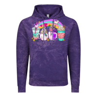 Cloud Purple unicorn coffee cups Vintage Hoodie - AdoDesignShop