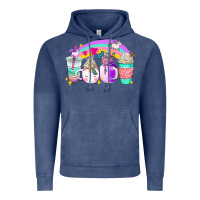 Unicorn Coffee Cups Vintage Hoodie | Teevron